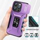 thumbnail image 5 of Funda para GANGXUN iPhone 15 Pro Max - Soporte metálico, Función magnética, Morado, 5 of 6
