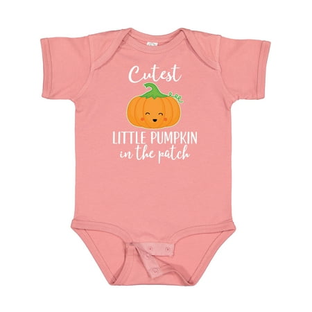 

Inktastic Halloween Cutest Little Pumpkin in the Patch Gift Baby Boy or Baby Girl Bodysuit