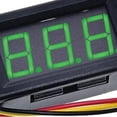 thumbnail image 2 of Herramienta instrumento 0 56 pulgadas medidor voltaje 2 cables 5-120 V (verde), 2 of 9