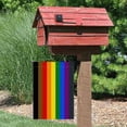 thumbnail image 4 of Inclusive Pride Rainbow LGBTQIA+ Pride Garden Double Sided Flag Home Yard Burlap Banner Decoration 12.5 x 18 Inch, 4 of 5