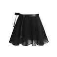 thumbnail image 4 of YONGHS Kids Girls Ballet Dance Dress Gymnastics Leotard with Waistband Chiffon Tutu Skirt Black 8-10, 4 of 7