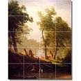 thumbnail image 1 of Ceramic Tile Mural-Albert Bierstadt Landscapes Painting 104. 24" w x 30" h using (20) 6 x 6 ceramic tiles, 1 of 3