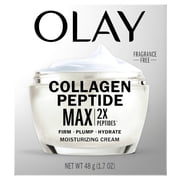 Olay Collagen Peptide Max Moisturizing Cream, Fragrance-Free, 1.7 fl oz