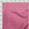 thumbnail image 2 of oneOone Cotton Cambric Dark Pink Fabric Argyle Check Quilting Supplies Print Sewing Fabric By The Yard 56 Inch Wide, 2 of 4