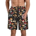 thumbnail image 1 of Fotbe Various Mushrooms Trajes de Baño Estampados para Hombre, Shorts de Verano de Secado Rápido, Ropa de Playa, Bañadores-XX-Large, 1 of 6