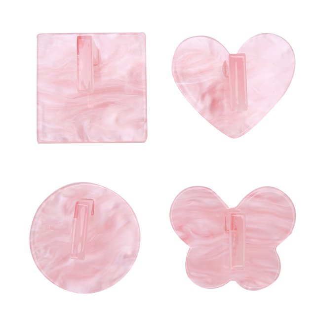 4 Uds. Soporte de exhibición profesional para práctica de manicura, herramienta para salón de uñas en casa, color rosa