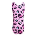 thumbnail image 2 of TiaoBug Kids Girls One Piece Ballet Dance Gymnastics Leotard Bodysuit Leopard Printed Tankini Jumpsuit, 2 of 6