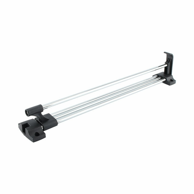VIFERR Support de Cintre 40 cm Solution pour Garde-Robe Tringle de Garde-Robe Rétractable Tige Réglable Pouvant Se Tirer Choix Pratique Vêtements Rail de Garde-Robe Rétractable en Acier Inoxydable avec Vis