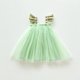 thumbnail image 1 of Vestido informal de verano para niñas, ropa de tul con lentejuelas y ala grande, trajes bonitos para niños, princesa, boda, fiesta, regalo, disfraz 130 (5-6T) Gao Jinjia LED, 1 of 2