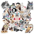 thumbnail image 4 of 35pcs-50pcs Cute Owl Stickers Cartoon Animal Decals Nature Animal Stickers for Phones Laptops Suitcase, 4 of 9