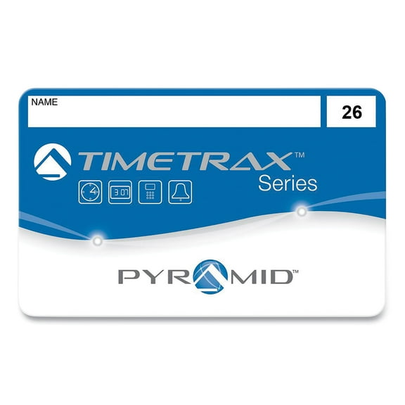Pyramid Technologies, Inc. Swipe Cards For Timetrax Time Clocks, 25/pack