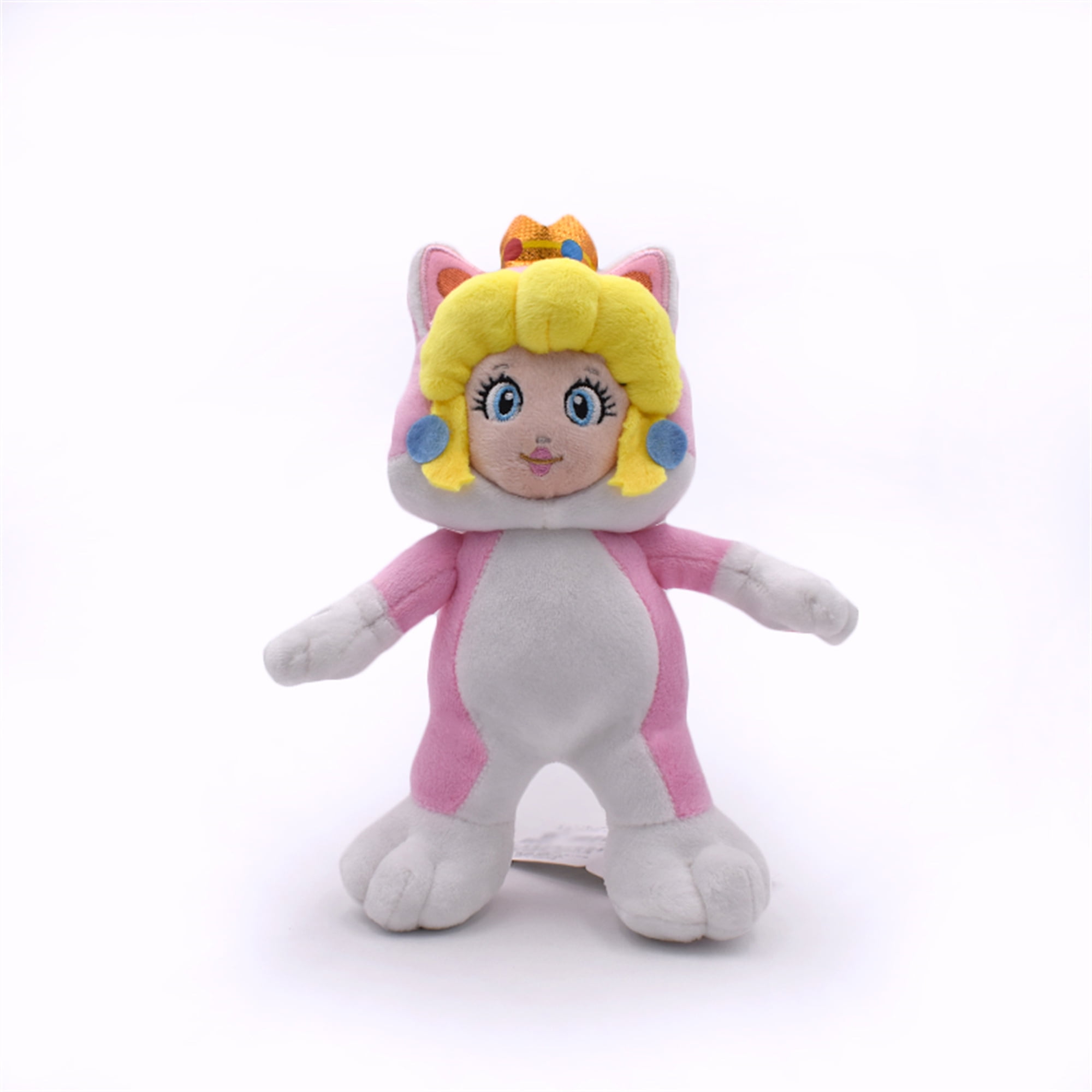 8'Mario Plush Toy Princess Peach Super Mario Bros Stuffed Animal Doll All Star Collection