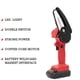 thumbnail image 5 of Mini motosierra eléctrica inalámbrica recargable, motosierra con batería de litio, embalaje de cartón rojo, dos baterías y una carga, 220V EU Kuyhfg Sin marca, 5 of 5