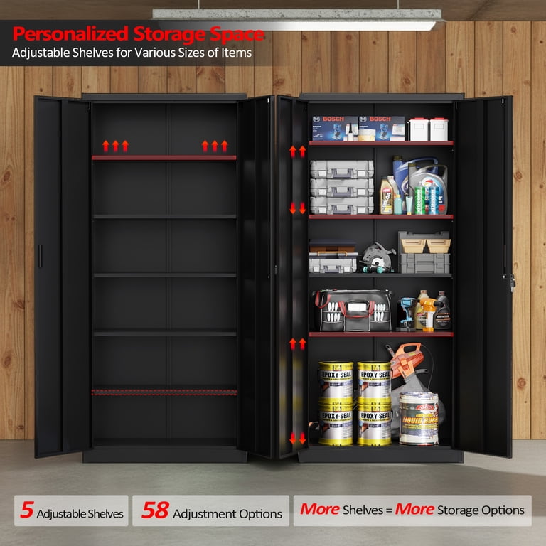 Ktaxon, Metal Garage Storage Cabinet, 71