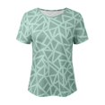 thumbnail image 5 of DHFJKG Workout Tops For Women Athletic Running Gym Yoga Breathable Quick Dry T Shirts Short Sleeve Crew Neck Activewear Tees, 5 of 6