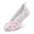 thumbnail image 5 of Wismoutput Pink Cherry Blossom Flat Shoes for Women Big Girls Skin-Friendly Durable Slip-on Shoes Gift for Ladies Size 6-11, 5 of 7