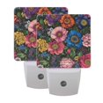 thumbnail image 6 of Yayeee LED Plug in Night Light for The Home with Auto Dusk to Dawn Light Sensors, 2 Pack, Vibrant Blooming Flowers, 6 of 6