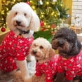 thumbnail image 4 of Pijama para perro KYEESE Papá Noel de terciopelo suave, tamaño mediano, 4 of 9