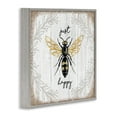 Stupell Industries Just Be Happy Charming Bee Animals & Insects