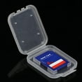 thumbnail image 3 of XISAOK Clear Standard SD SDHC Memory Card Case Storage Holder Box 10PCS/Set, 3 of 4