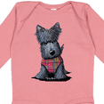 thumbnail image 4 of Inktastic Scottie Dog in Plaid Boys or Girls Long Sleeve Baby Bodysuit, 4 of 5