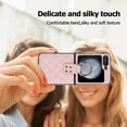 thumbnail image 6 of Allytechgroup Galaxy Flip 7 Case with Ring Holder Stand, Premium PU Leather Stylish Shockproof Anti-Scratch Portable Phone Case Cover for Samsung Galaxy Z Flip7, Pink, 6 of 8