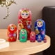 thumbnail image 5 of 7 Uds. Muñecas Matryoshka Pintadas a Mano, Muñecas Anidadas de Madera Coleccionables, Muñecas Anidadas Rusas para Sala de Estar, Mesa, Dormitorio, Dec perfke Muñecas de anidación, 5 of 9