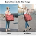 thumbnail image 4 of Multipurpose Travel Tote with Cartoon Rocket & Space Theme Lightweight Weekender Bag with Adjustable Strap Multiple Pockets for Fitness Travel, 4 of 5