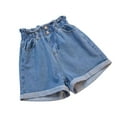 thumbnail image 2 of Conairie Womens Blue Jean Shorts Slim Elastic High Waisted Denim Shorts Comfort Cut Off 2026 Casual Summer Jorts with Pockets L, 2 of 5