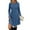 *Blue, variant on ClodeEU Women's Knit Sweater Dress , Crew Neck Long Sleeve Mini Spring Sweater Dress Blue,Womens Plus L