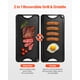 thumbnail image 2 of Parrilla/plancha VEVOR reversible de hierro fundido negro de 20 x 10 pulgadas, 2 of 9