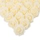 thumbnail image 1 of Cabezas de flores de rosas artificiales de 3 cm para decoración de bodas (blanco lechoso) oso de fresa  Electrónica, 1 of 5