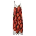thumbnail image 6 of Lots of Little Strawberries Sleeveless Dress Dresses Women Summer Women's Summer Clothing, 6 of 9