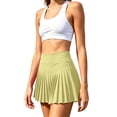 thumbnail image 6 of Women’s Pleated Tennis Skirt with Pockets High Waisted Golf Skort Athletic Skorts, L, 6 of 6