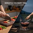 thumbnail image 4 of Multifunctional Stainless Steel Labor-Saving Kitchen Knife, Hand Forged Meat Cleaver with Ergonomic Finger Hole, Professional Chef Knife for Meat Cutting, Vegetable Slicing, Camping, 4 of 9