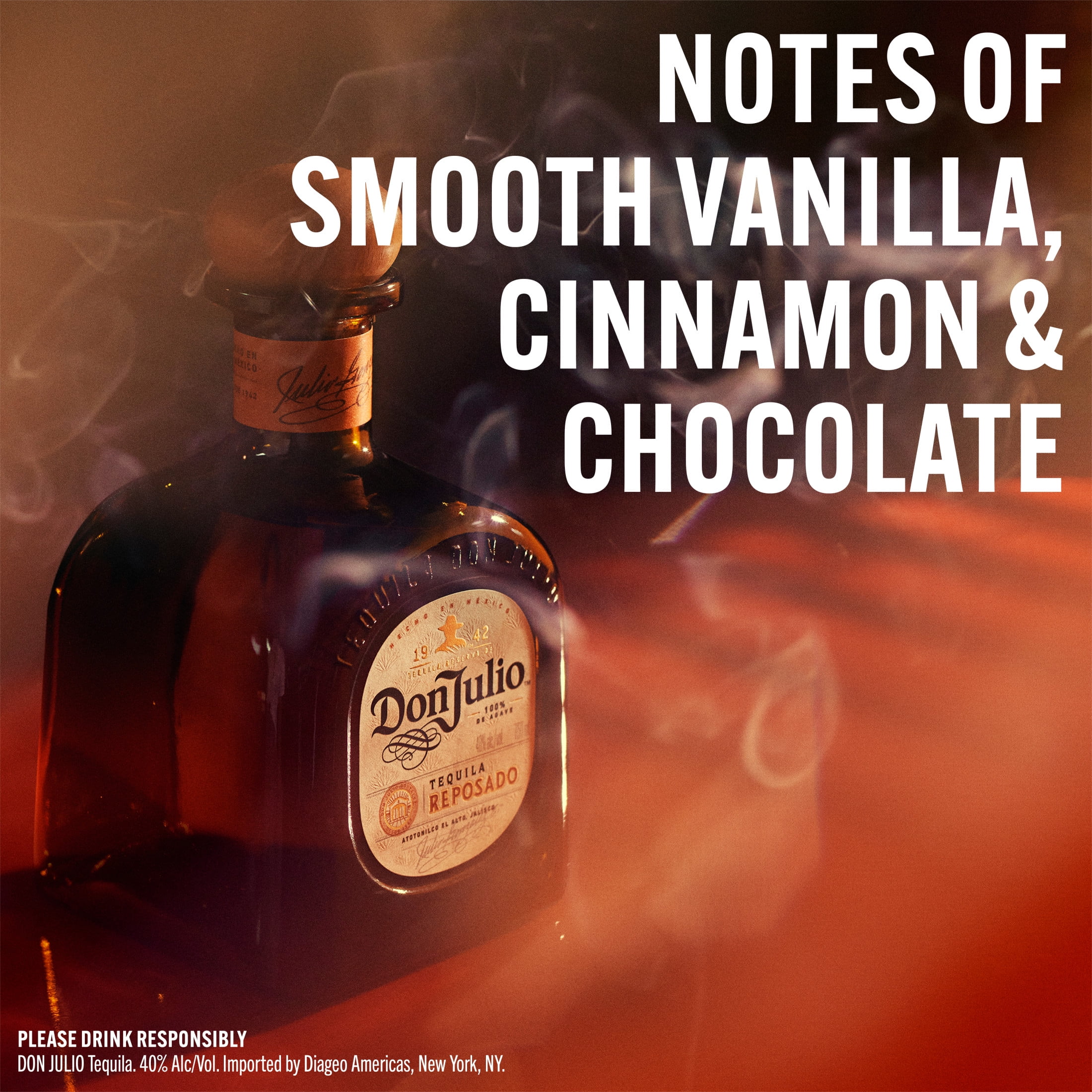 Don Julio Reposado Tequila, 750 mL, 40% ABV