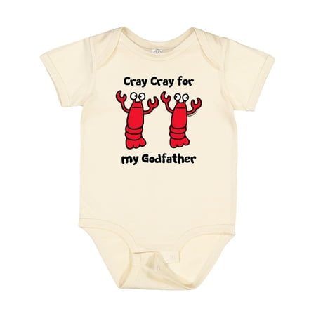 

Inktastic Lobster Cray Cray for My Godfather Gift Baby Boy or Baby Girl Bodysuit