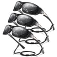 thumbnail image 1 of Gafas de sol deportivas Foliful polarizadas con protección UV400, paquete de 3, 1 of 6