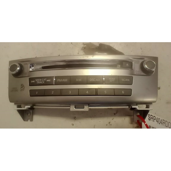 Pre-Owned 14-16 Infiniti QX60 AM FM Radio Control Panel Dash Mounted OEM LKQ (Good)