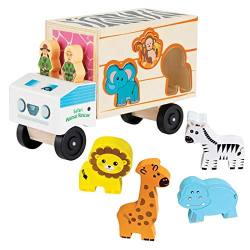 Puzzle Vehicle Educational Toy & Battery Included FT Toys Safari Themed 