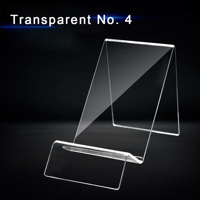 10Pcs Acrylic Counter Display Stand Acrylic Mobile Phone Stand Lazy Stand Base