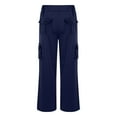 thumbnail image 6 of Womens Pants Yoga Flare Leggings For Women High Waisted Yoga Casual Pants Workout Leggings Cargo With 6 Pockets Yoga Pants, 6 of 7