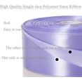 thumbnail image 5 of 50 Yards 1 1/2 Inch Violet Tulip Satin Ribbon, Single Face Polyester Solid Color Craft Fabric Ribbon for Handmade Roses, Gift Wrapping, Bouquets, Wedding, Christmas, and Party Decoration, 5 of 11