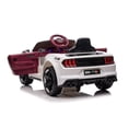 thumbnail image 3 of Mustang Style Ride On 12V Battery & Hydraulics | Leather Seat & Rubber Tires Remote Control, 3 of 5