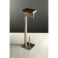 thumbnail image 2 of Kingston Brass SCC8508 Freestanding Toilet Paper Holder with Storage Shelf in Brushed Nickel, 2 of 8