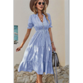 thumbnail image 2 of Striped Dress Blue S, 2 of 4