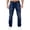 Dark Blue-ak, variant on Straight Jean for Men with Embroidered Design Elastic Waist Jeans with Pockets Wide Leg Denim Straight-Fit Stretch Casual Comfortable Baggy Jean Pants,Blue 4XL