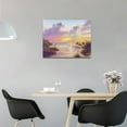 thumbnail image 6 of Coastal Sunset Wall Art Ocean Beach Pictures Wall Decor Nature Landscape Canvas Paintings Modern Artwork Home Decorations for Living Room Bedroom Bathroom Framed 16"x12", 6 of 6