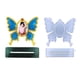 thumbnail image 4 of Molde de marco de fotos de resina con mariposa Gloria para fundición manualidades DIY, 4 of 9