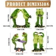 thumbnail image 3 of Promotion!!Charming Frog Statue Cute And Fun Decorative Figurine For Home Desk Bathroom Decor & Unique Gift Idea, 3 of 6